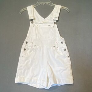 VTG Rachels Kids White Overalls Kids 10 Overall Shorts